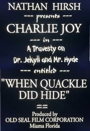 When Dr. Quackell Did Hide
