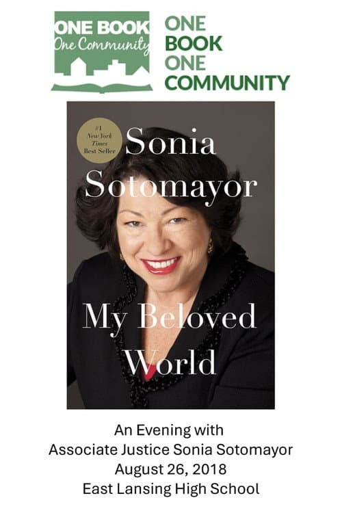 My Beloved World - An Evening with Associate Justice Sonia Sotomayor