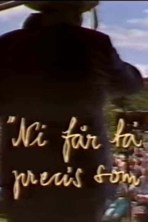 Ni får ta' mig precis som jag är